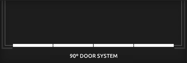 Norco 90° Door System Configuration