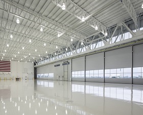 Hangar - Interior Glass Window Openings