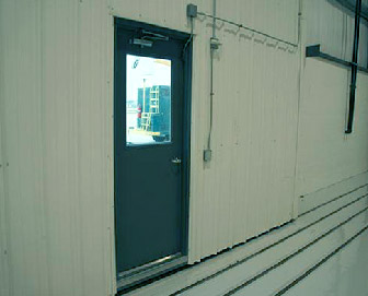 Structural framed door opening