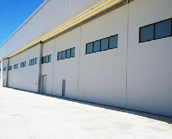 Structural framed window opening High Windows on Norco Door for Lighting